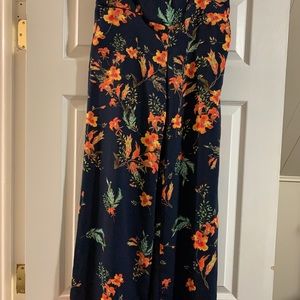 Floral palazzo pants